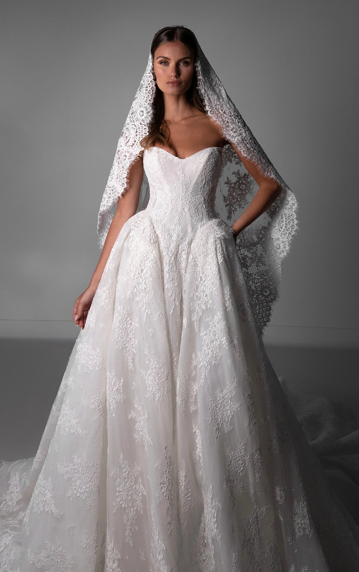 Chantilly Lace Wedding Dresses: The Romantic Trend Brides Can’t Stop Thinking About. Mobile Image