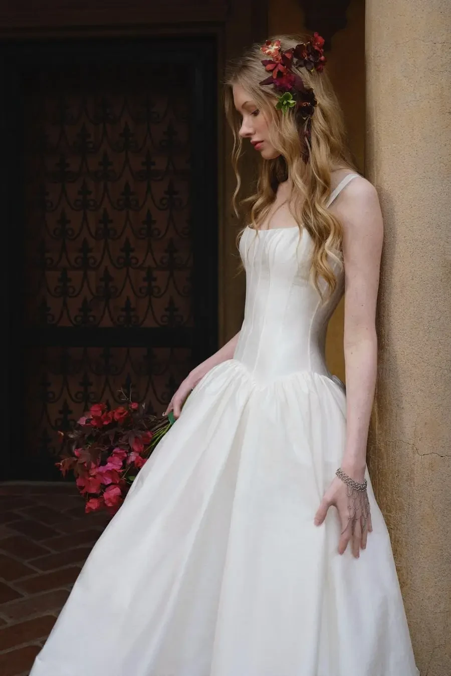 Model wearing Willowby wedding dress