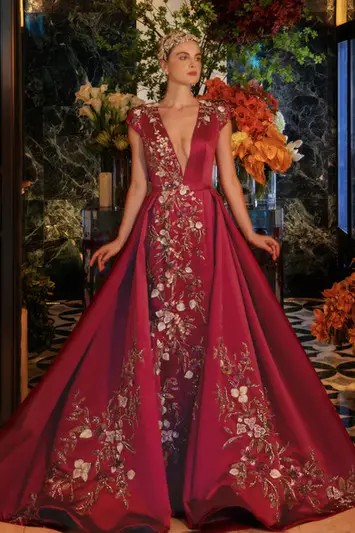 Stephen Yearick evening gown