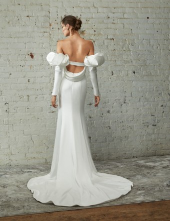 Rivini Style #Quinn w/Sleeve #3 Ivory thumbnail