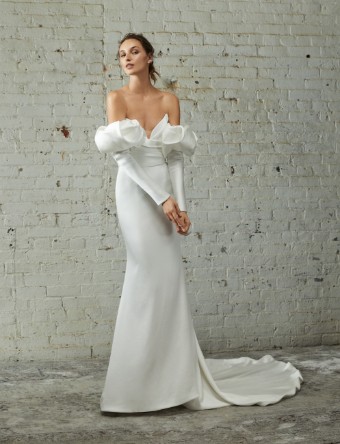 Rivini Style #Quinn w/Sleeve #5 Ivory thumbnail