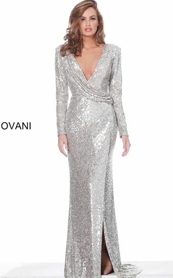 Jovani Style #04886 #0 default Nude/Silver thumbnail