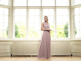 Onlyway Style #Worldaway Dress - Jersey/Mesh #2 Cocoa Blush thumbnail