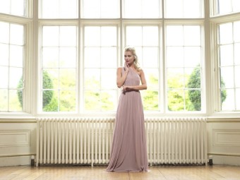 Onlyway Style #Worldaway Dress - Jersey/Mesh #3 Cocoa Blush thumbnail