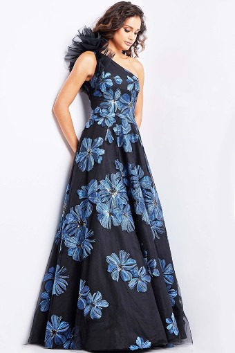 Jovani Style #36717 #0 default Navy/Blk thumbnail