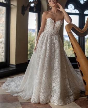 Eve of Milady Style #406 - Dress Only #2 Diamond White/Blush thumbnail