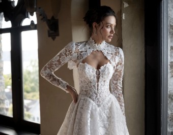 Eve of Milady Style #406 - Dress Only #3 Diamond White/Blush thumbnail