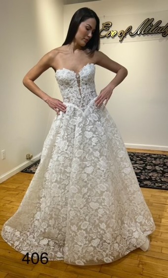 Eve of Milady Style #406 - Dress Only #0 default Diamond White/Blush thumbnail