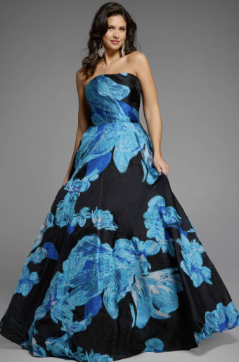 Jovani Style #42436 #0 default Blue/Black thumbnail