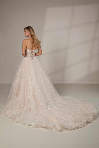 Martina Liana Luxe Style #MLE1400 #1 (IV-IV) IVORY LACE TULLE AND ROYAL ORGANZA OVER IVORY GOWN thumbnail