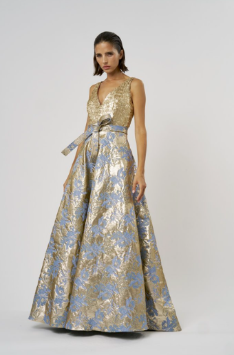Verdavainne Style #1531 #0 default Gold/Blue Brocade thumbnail