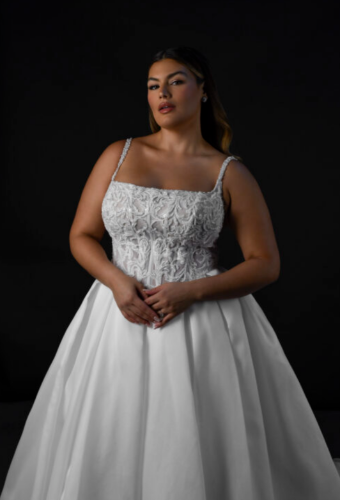 Martina Liana Plus Style #ML1858 #1 Ivory thumbnail