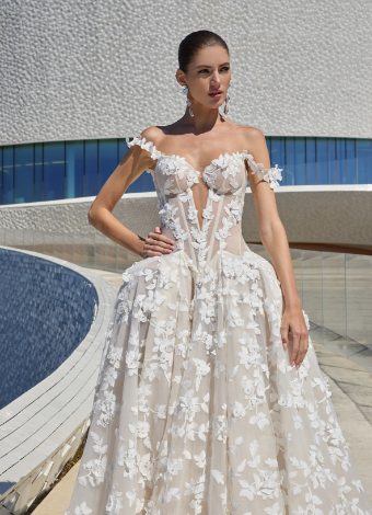 Galia Lahav Style #Petal - Straight size #2 Milky white/Blush thumbnail