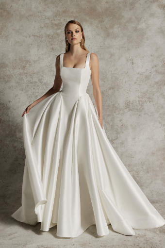 Justin Alexander Signature Style #99293D- Dabira Long Sleeve #1 Ivory thumbnail