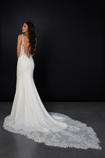 Martina Liana Style #ML1857 #1 (IV-PL) Ivory Gown w Porcelain Tulle Illusion thumbnail