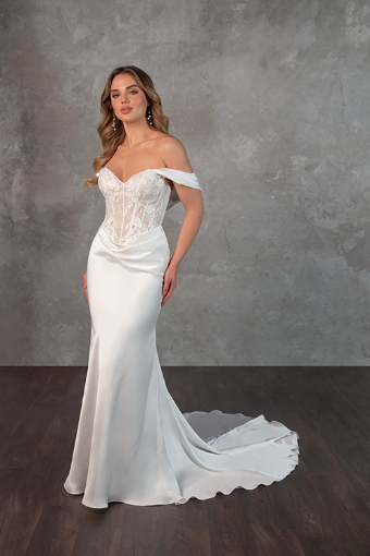 Essense of Australia Style #D4303- Dress and Straps #0 default (IVR) Ivory thumbnail