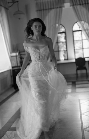 Arava Polak Bridal Style #Clarin #2 Ivory/Nude thumbnail