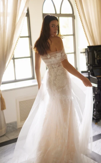 Arava Polak Bridal Style #Clarin #1 Ivory/Nude thumbnail