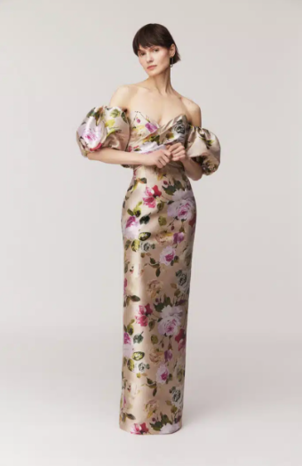 Audrey & Brooks Style #6735 #0 default Navy Floral - Flora thumbnail