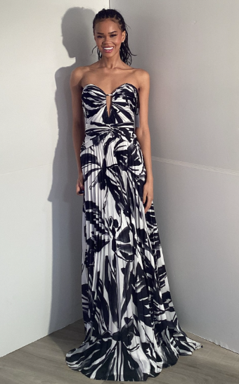 Jovani Style #45366 #0 default Black & White thumbnail
