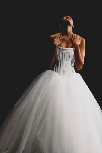 Justin Alexander Signature Style #Rhiannon - 99351 #3 Off White/Ivory thumbnail