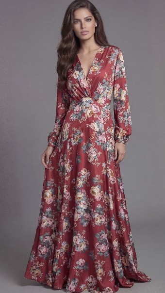 Jovani Style #466911 #1 Red Print thumbnail