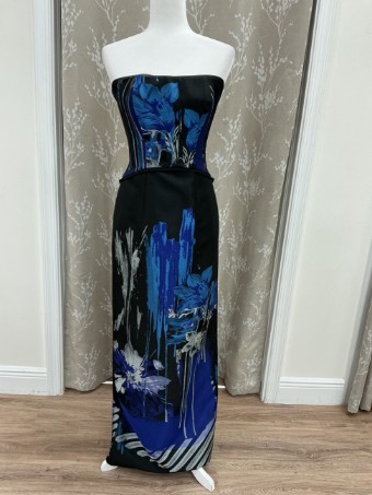 Alex Teih Style #1017-FF #0 default Cobalt/Silver Falling Flower thumbnail