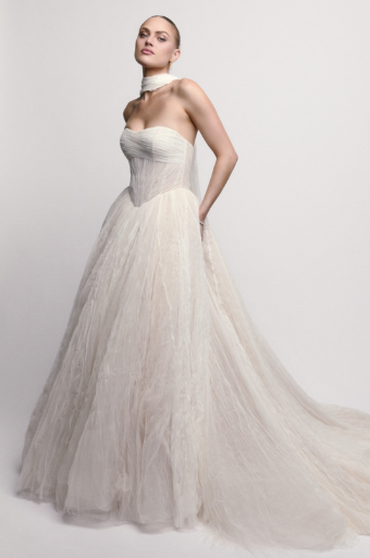 Watters Style #Corneilia w/scarf - 61316 #0 default Ivory/Nude thumbnail