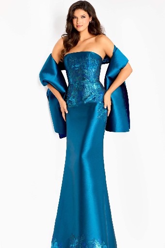 Jovani Style #45577 - With Shawl #0 default Blue thumbnail
