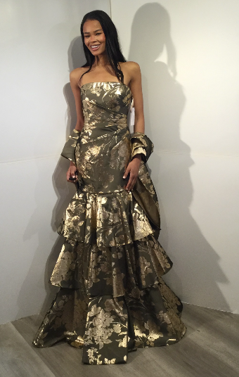 Jovani Style #49031 #0 default Olive/Gold thumbnail