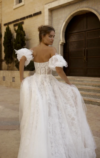 Arava Polak Bridal Style #Gabrielle #1 Ivory/Nude thumbnail