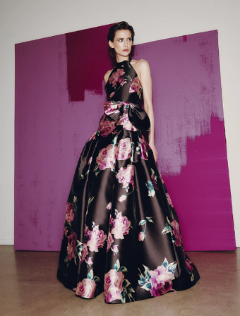 Audrey & Brooks Style #6923 #0 default Black Floral thumbnail