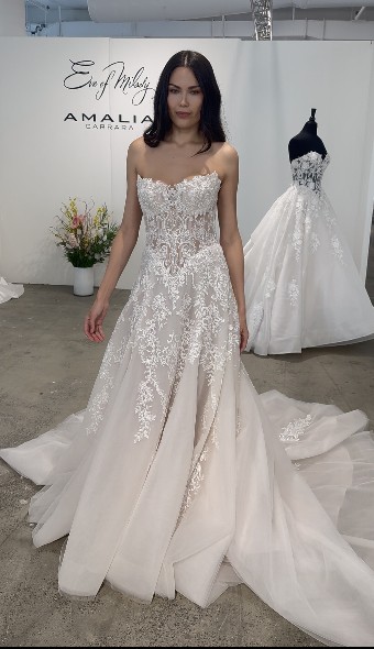 Eve of Milady Style #1737 #0 default Diamond White/Blush thumbnail