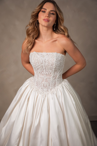 Essense of Australia Style #D4546 Beaded /unlined #2 Ivory/Moscato thumbnail